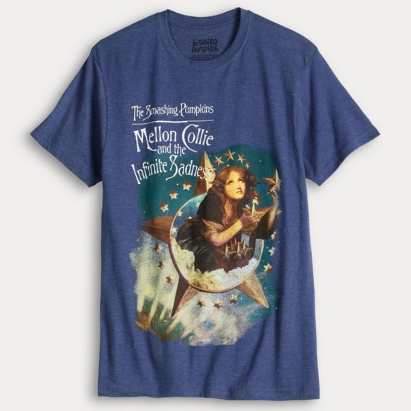 Men's NWT Smashing Pumpkins Mellon Collie and the Infinite Sadness Graphic Shirt - Picture 1 of 5